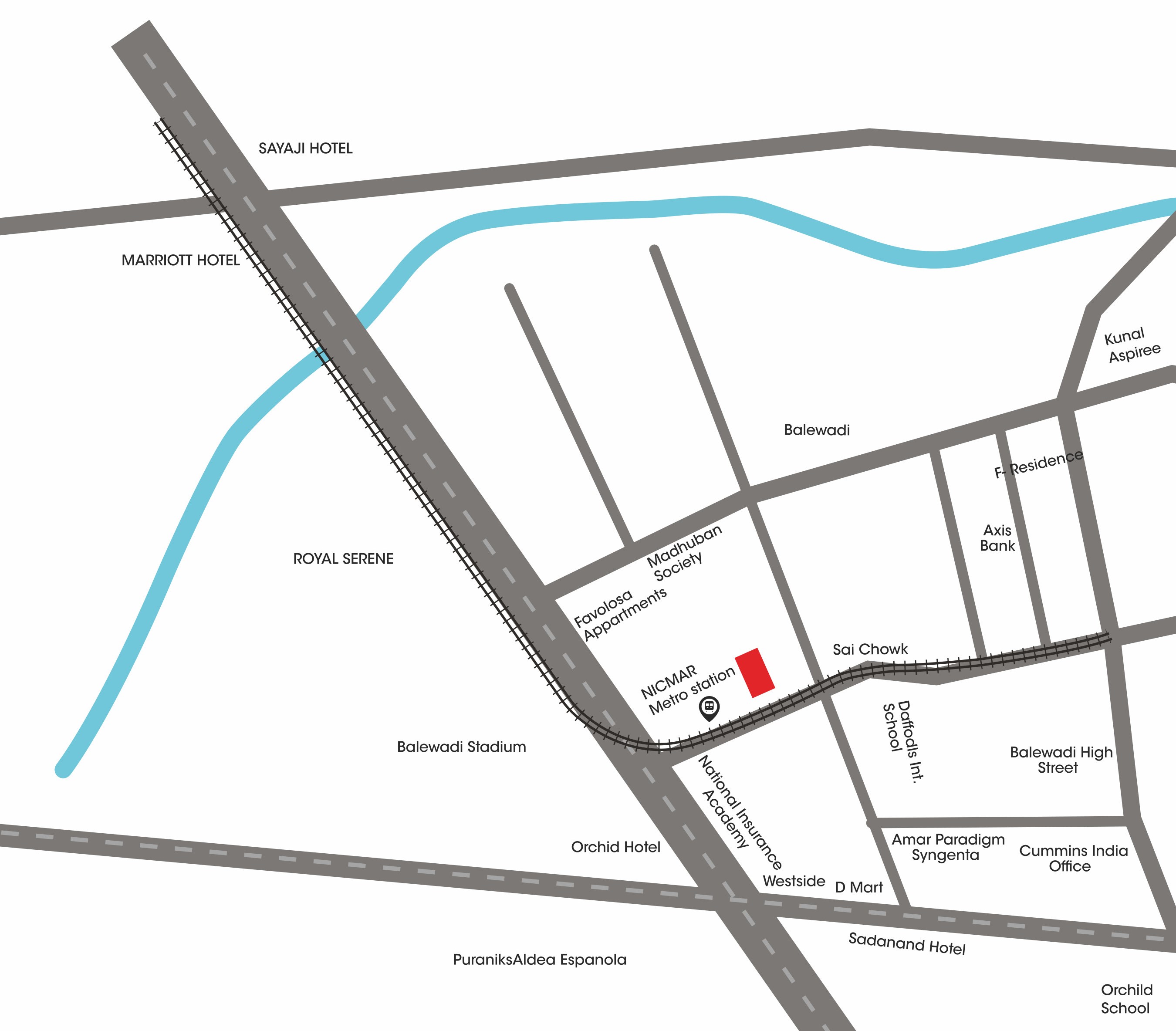 108 Tower Location Map - Representative Image